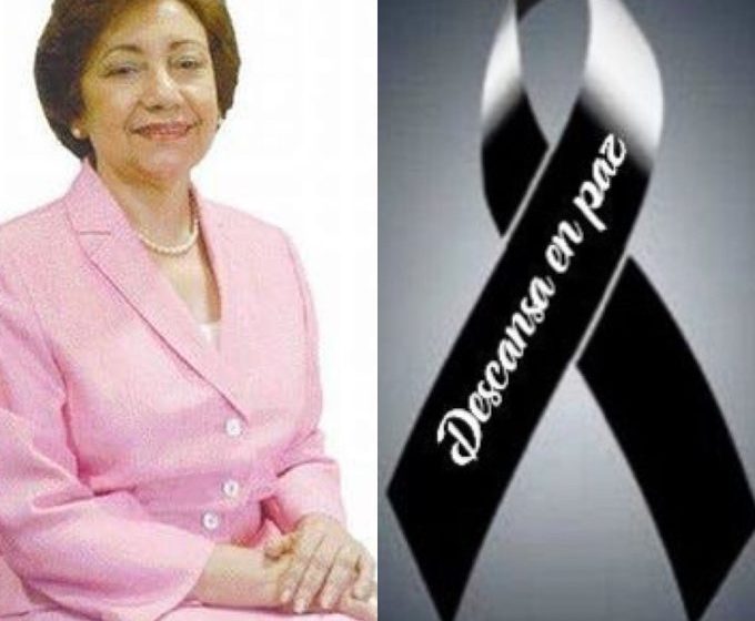 Honras fúnebres de Doña Rosa de Mejía serán a las dos de la tarde