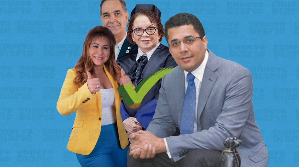 David Collado, Miriam Germán, Mayra Jiménez y Santiago Hazim los funcionarios mejor valorados, según encuesta