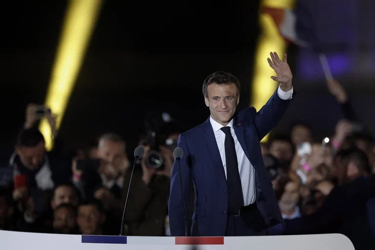 Emmanuel Macron celebró su reelección: “Ya no soy el candidato de un grupo, sino el presidente de todos”