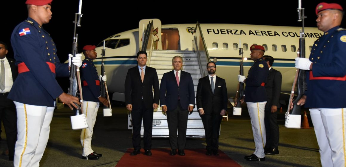 MIREX recibe al presidente de Colombia quien realiza visita oficial a República Dominicana