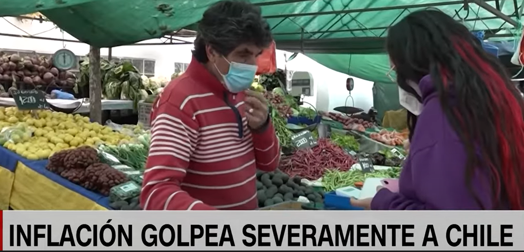 VIDEO : Inflación en Chile alcanza a niveles no visto en décadas