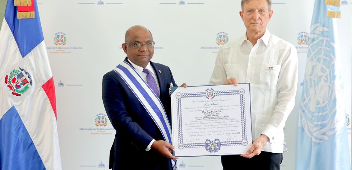 Gobierno dominicano socializa agenda medioambiental y de turismosostenible con presidente de la Asamblea General de la ONU