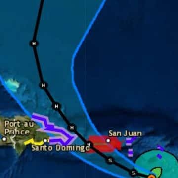 Centro Nacional de Huracanes realiza cambios en trayectoria de Fiona; no tocaría de manera directa a RD