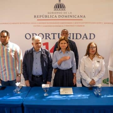 Vicepresidenta Raquel Peña y el Gabinete Social inauguran  programa «Oportunidad 14-24» en San José de las Matas