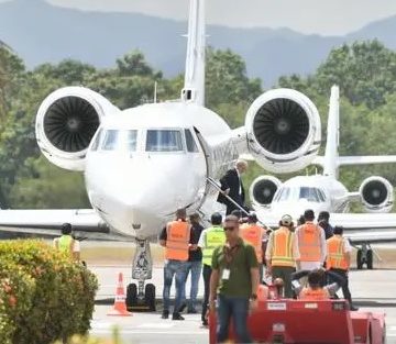 Danilo Medina viaja de nuevo a Estados Unidos en avión privado
