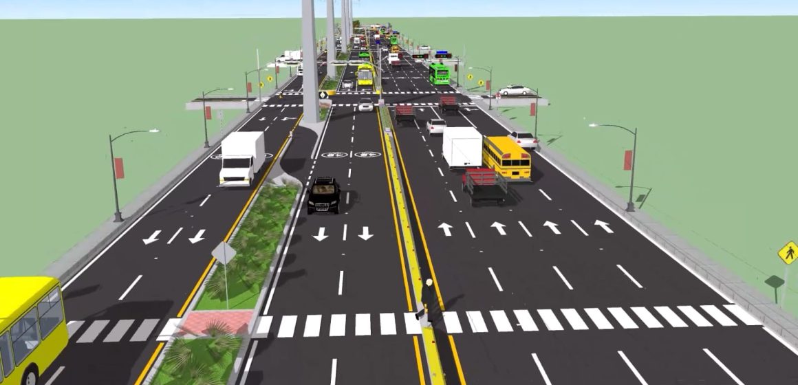 MOPC informa eleva de 9 a 21 los cruces para peatones en la ampliación de la autopista de San Isidro