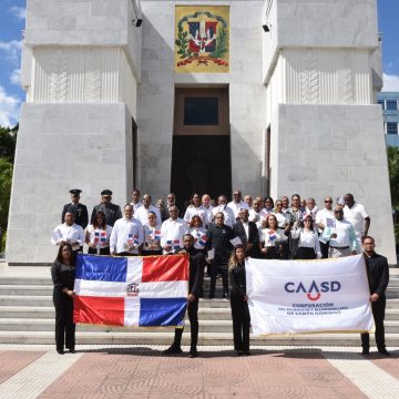 CAASD deposita ofrenda floral en conmemoración del 180 aniversario de la Independencia Nacional