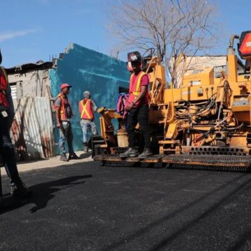 MOPC inicia los trabajos de asfaltado en Dajabón