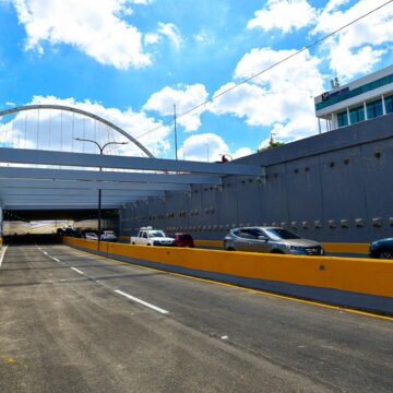 Obras Públicas deja abierto al tránsito el paso a desnivel de la 27 de Febrero con Máximo Gómez
