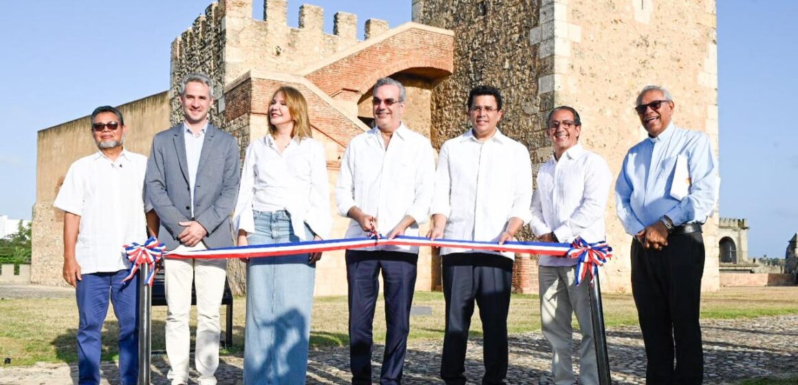 Presidente Abinader y ministro Collado inauguran obras en la Ciudad Colonial de Santo Domingo