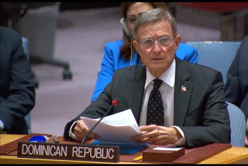 Canciller Roberto Álvarez ante el Consejo de Seguridad de la ONU:Solidaridad de RD con Haití no contempla medidas que atenten contra la seguridad del País