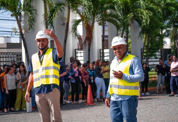 CAASD participa en el simulacro nacional de evacuación por terremoto