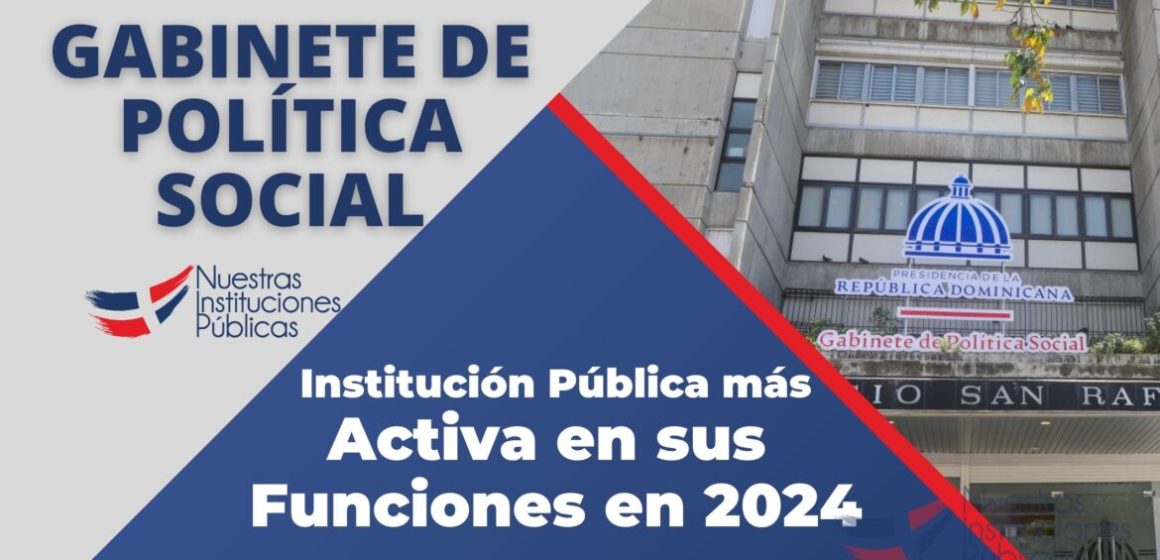 GABINETE DE POLÍTICA SOCIAL: Institución Pública más Activa en sus Funciones en 2024