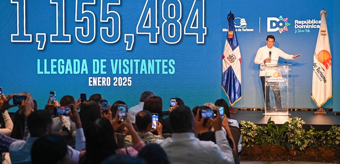 Turismo arranca este año con buen pie con la llegada de 1,155,484 visitantes.