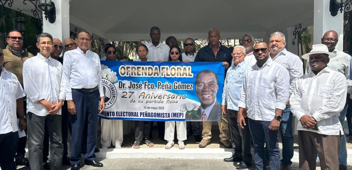 MOVIMIENTO ELECTORAL PEÑAGOMISTA CONMEMORA 27 ANIVERSARIO MUERTE PEÑA GOMEZ.