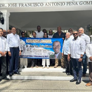 MOVIMIENTO ELECTORAL PEÑAGOMISTA CONMEMORA 27 ANIVERSARIO MUERTE PEÑA GOMEZ.