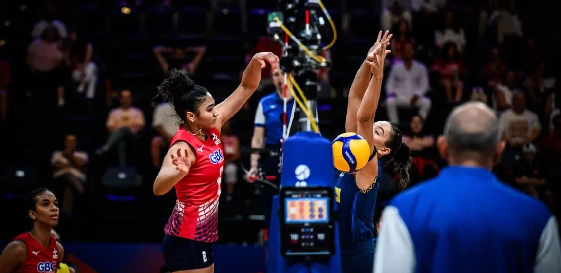 Brasil dispuso 3-0 de República Dominicana en la Liga de Naciones Voleibol