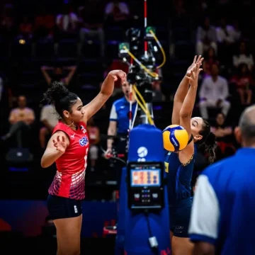 Brasil dispuso 3-0 de República Dominicana en la Liga de Naciones Voleibol