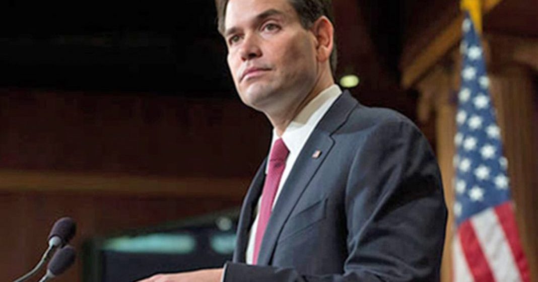Marco Rubio afirma que Nicolás Maduro es el líder del Cártel de Los Soles y que no es presidente legítimo de Venezuela