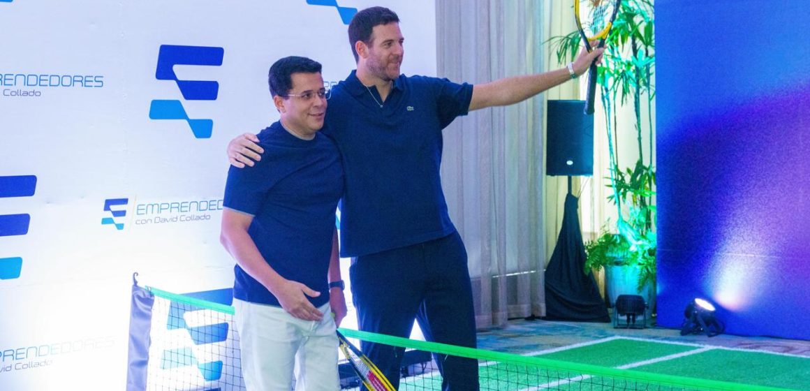 David Collado y Juan Martín Del Potro resaltan RD como destino para turismo deportivo.
