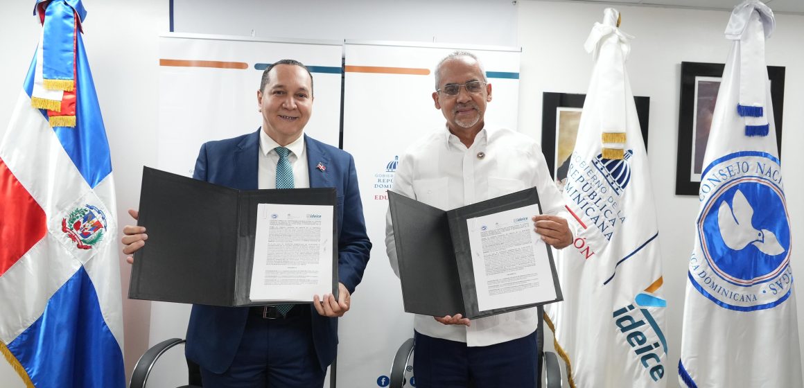 Consejo Nacional de Drogas e Ideice firman acuerdo orientado al diseño de programas preventivos
