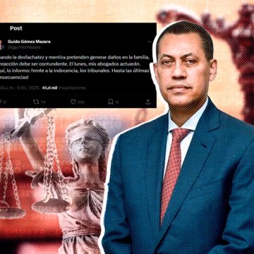 25 Guido Gómez Mazara inicia acciones judiciales contra quienes pretenden dañar a su familia
