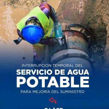 7557ee54-6eac-4e14-9e1d-5a7bfc269743 CAASD anuncia trabajos de mantenimiento en acueducto Barrera de Salinidad que limitará el servicio de agua y energía en SDE