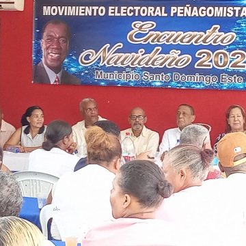Movimiento Electoral Peñagomista realiza encuentro navideño en Santo Domingo Este. 