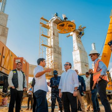 Paliza supervisa avances de Línea 3 del Teleférico SD; primera fase estará lista en diciembre