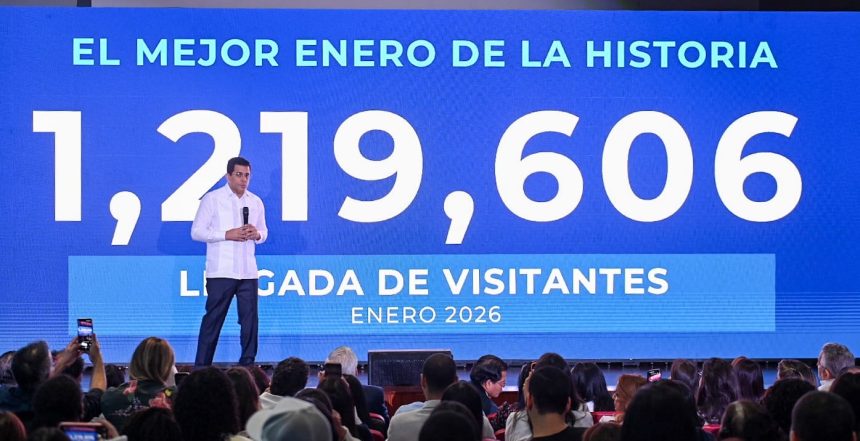 Turismo arranca con buen pie en el 2026 con la llegada de 1,219,606 visitantes en enero.