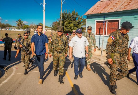 Ministros de la Presidencia y de Defensa recorren zona fronteriza norte para reforzar seguridad y atender necesidades comunitarias