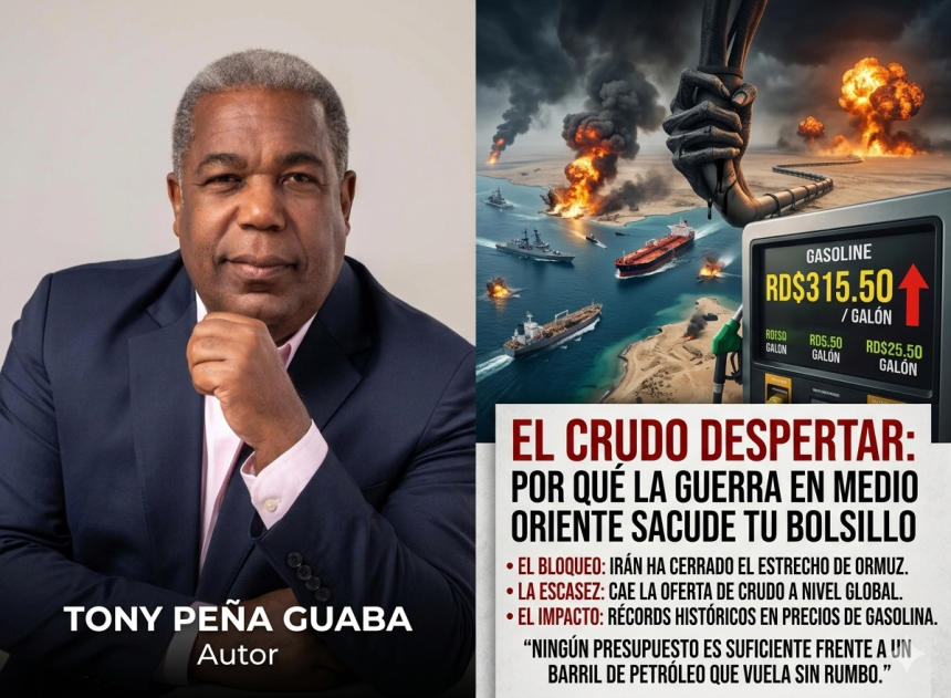 El Crudo Despertar: Por Qué la Guerra en Medio Oriente Sacude tu Bolsillo. Por: Tony Peña Guaba