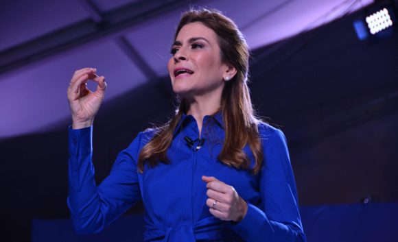 Luis Abinader presento a Carolina Mejía como candidata vicepresi Carolina niega apoyo de Abinader a algún candidato del PRM