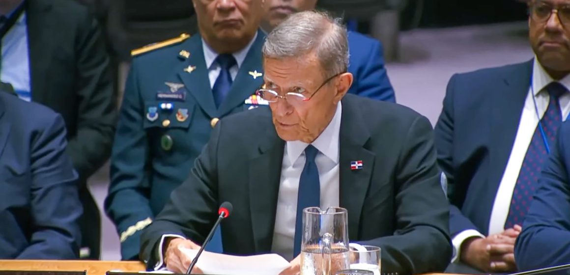 FOTO CANCILLER CONSEJO SEGURIDAD 3.jpg Canciller Roberto Álvarez volverá al Consejo de Seguridad para apoyar larenovación del mandato de la Fuerza de Supresión de Pandillas en Haití