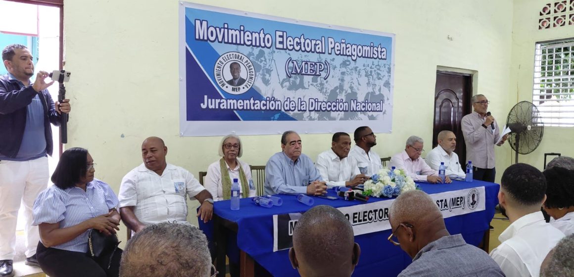 6180d8e8-5f9a-462f-9b04-0343ac20e234 Movimiento Electoral Peñagomista (MEP) juramenta su Dirección Nacional y elige a Fiquito Vásquez como presidente